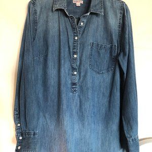 Ombre Denim Work or Play shirt.